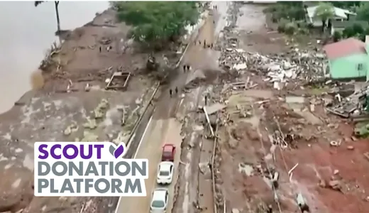 Brazil Scouts support communities devastated by flooding