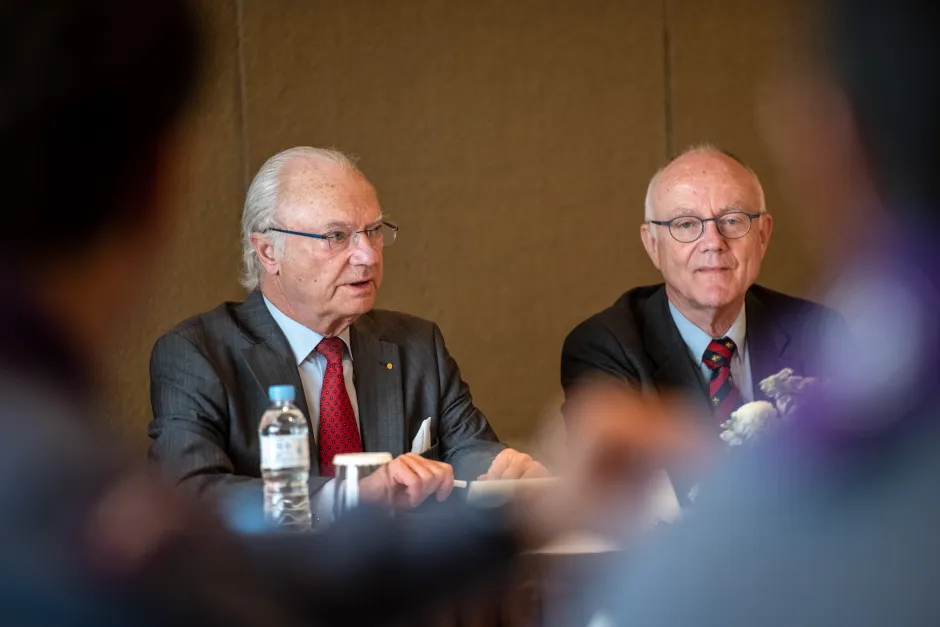 HM The King of Sweden at the WSF Board Meeting