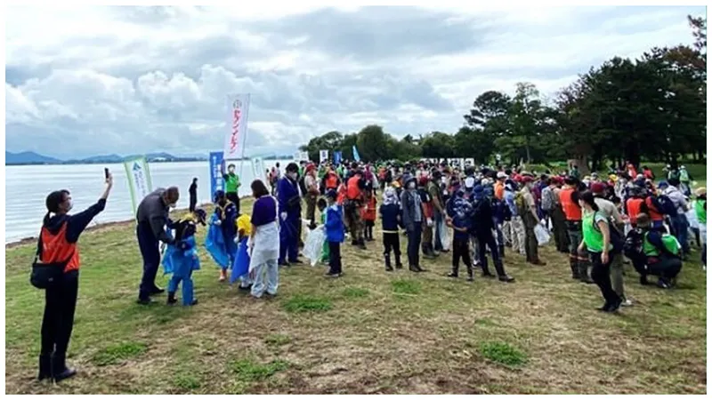Japanese Scouts clear 2M+ pieces of plastic waste