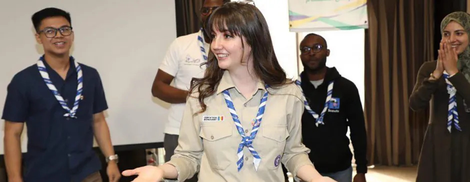 Bianca, Scout & Messenger of Peace, Romania