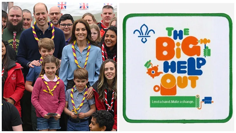 Scouts support Royal Coronation & Big Help Out