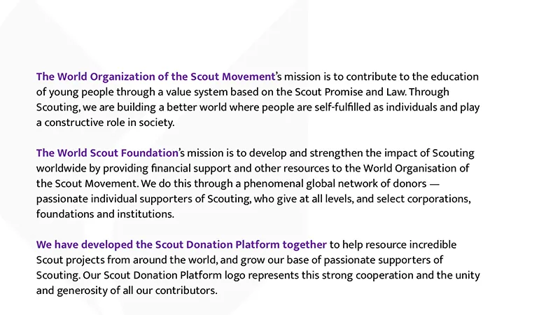 Explore the new Scout Donation Platform! 