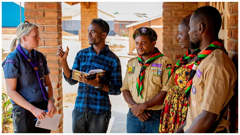Scouting Helps Refugees in Malawi 