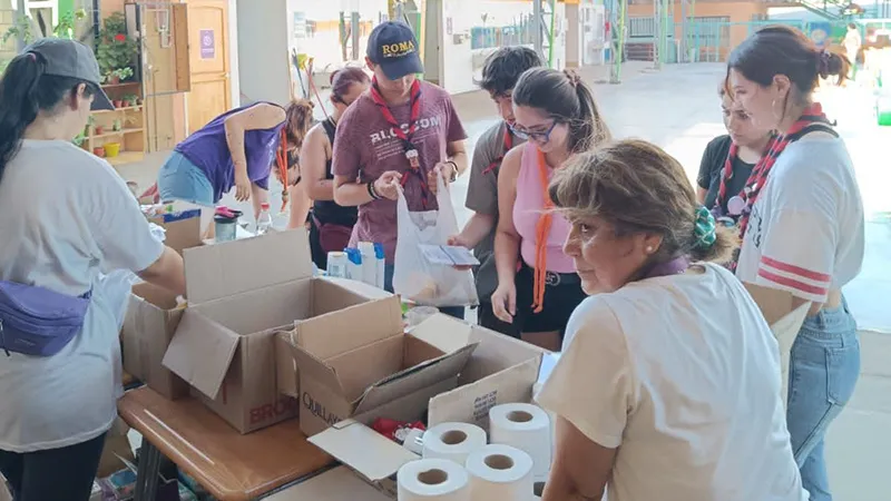 Chile Scouts support wildfires relief and recovery