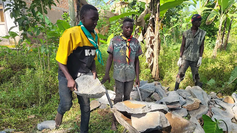 Uganda Scouts Clean Water Project 