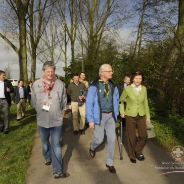 Visits to different Scout groups around The Hague