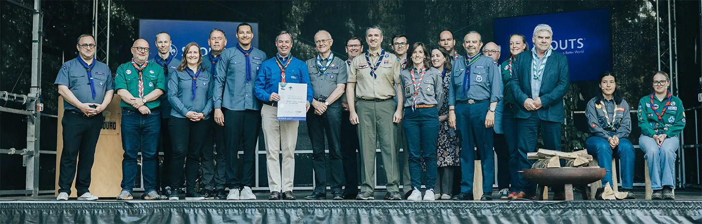 HRH Prince Guillaume of Luxembourg awarded Bronze Wolf